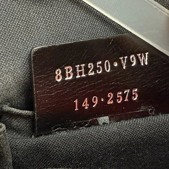 Fendi Navy Denim/Red Leather Medium 2Jours Tote - Picture 5 of 15